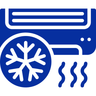 Air conditioner cooling icon
